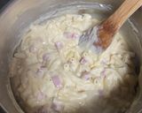 Une image de l'étape 4 de Macaronis aux dés de jambon.