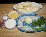 A picture of step 1 of Potato Latkes.