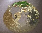 A picture of step 1 of South Indian rice thakali.