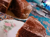 کیک موز و گردو