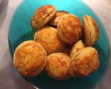 Sajttal, sonkával töltött párnácska recept fázis 7 fotója