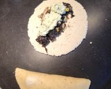 A picture of step 5 of Quesadillas de Huitlacoche with Ricotta.