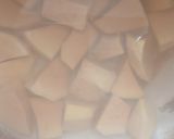 A picture of step 2 of Stir Fried Yam.