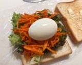A picture of step 6 of Japanese Wanpaku Sandwich ("Wanpaku Sand").