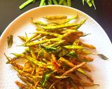 A picture of step 3 of Crispy Cluster beans.