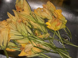 Flores de calabaza crocantes