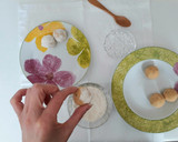 Foto del passaggio 8 della ricetta Polpette di ceci con salsa yogurt