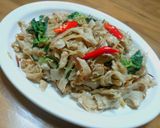 塔香薑絲炒麵腸（手撕）的食譜步驟2照片