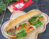 Hình bước làm 4 của món Bánh mì Nấm nướng Bơ (Món Chay)