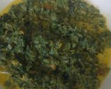 A picture of step 2 of Creamed pumpkin leaves#author marathon#.