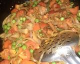 A picture of step 3 of Brinjal bharta.