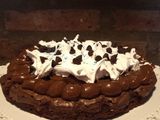 Mini Brownie con Dulce de leche y merengue