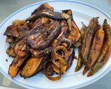 Une image de l'étape 18 de Légumes marinés grillés à la plancha.