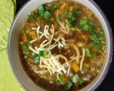 A picture of step 6 of Manchow soup.