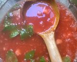 Une image de l'étape 6 de Jus de 🍓 fraises citron 🍋 menthe fraîche 🍃.