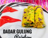 Foto langkah ke 8 dari resep Dadar Gulung Rainbow.