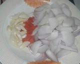 A picture of step 2 of Torai ki sabzi.