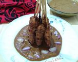 Foto langkah ke 5 dari resep Sate Ayam Bumbu Kacang.