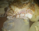 Foto del paso 4 de la receta: Filet de merluza con papas y crema !!