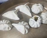 A picture of step 5 of Veg momos.