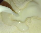 A picture of step 1 of Sooji Chilla.