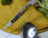 Une image de l'étape 6 de ''Comme une omelette'' au tofu soyeux (sans oeuf).