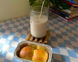 Foto langkah ke 3 dari resep Roasted Milk Tea with Cinnamon 🧋.