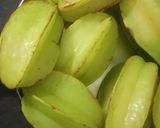 स्टार फ्रूट / कमरख लौंजी (Star fruit ki launji recipe in Hindi) रेसिपी चरण 1 फोटो