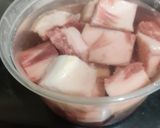 A picture of step 1 of Minimalist Galbi-jjim (갈비찜) (Korean braised beef).