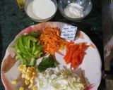 A picture of step 1 of Net Dosa Spaghetti In White Sauces Roll.