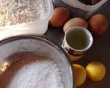 Foto del paso 1 de la receta: Budín de frutas con glasé de cacao