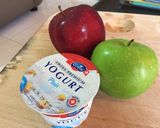 A picture of step 1 of Apple Salad With Yogurt.