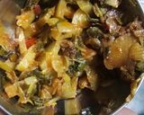 हरे प्याज़ की सब्जी (hare pyaz ki sabzi recipe in hindi) रेसिपी चरण 3 फोटो