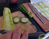 Foto del paso 1 de la receta: Sushi sin arroz de pepino Keto
