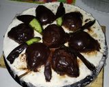 Foto del paso 9 de la receta: Cheesecake de peras al borgoña y cascaritas de pomelo