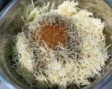 Une image de l'étape 11 de Gratin de courgettes blanches aux poivrons rouges et bouillon de bœuf.