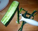 Foto del paso 1 de la receta: Pastel frió de pepino y atún