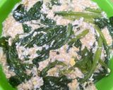 Foto langkah ke 3 dari resep Sawi kol tumis telur tahu.
