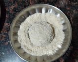 A picture of step 2 of Sama ke chawal ki tikki stuffed with potato and raisins.