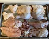 A picture of step 1 of California Farm Old Fashioned Hen Stew.