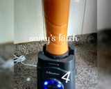 A picture of step 4 of Carrot panna.