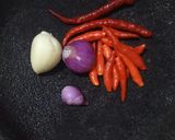 Foto langkah ke 2 dari resep Tumis Cumi Asin Daun Singkong.