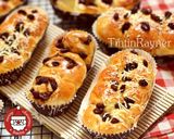 Foto langkah ke 4 dari resep Cara Membentuk Cinnamon roll+roti Kepang step by step+Foto ^^.