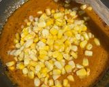 A picture of step 2 of Corn makhani.