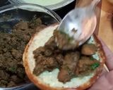 A picture of step 8 of Kaleeji Bun.