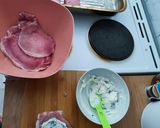 Sajtkrémes - medvehagymás karaj 🧀🌱 recept fázis 1 fotója