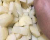 A picture of step 2 of Potato Manchurian Gravy.