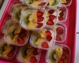 Foto langkah ke 2 dari resep Silky Puding Buah.