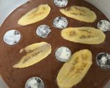 Gambar langkah 5 resipi Kek Pisang Coklat.