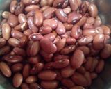 A picture of step 1 of Rajma rice.